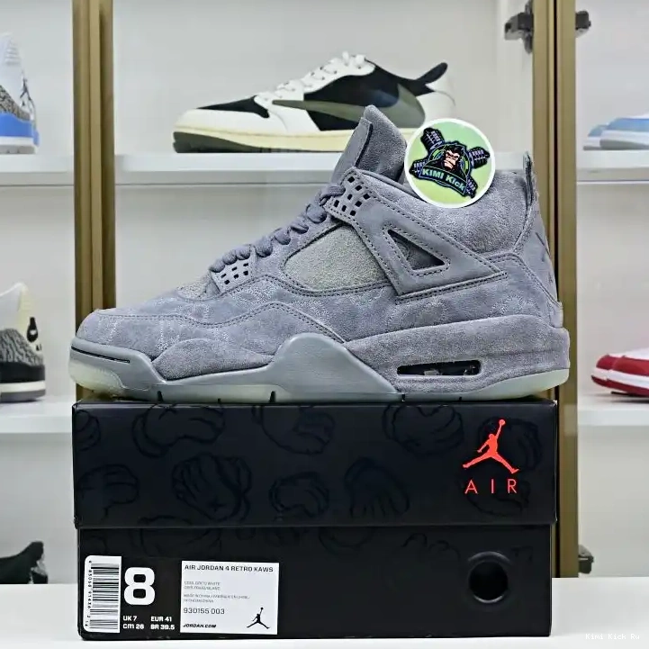 Kimikick Jordan 4 retro kaws Air Jordan 0711
